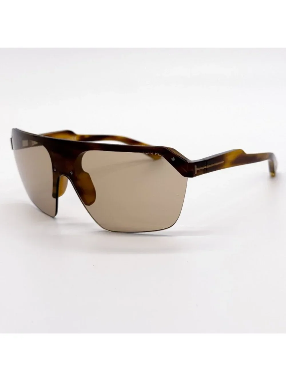 NEW TOM FORD RAZOR SUNGLASSES TF797 55E SHIELD HAVANA/BROWN UNISEX EYEWEAR FT079